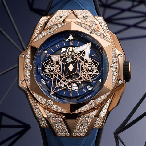 hublot big bang sang bleu 1|Hublot sang bleu sapphire.